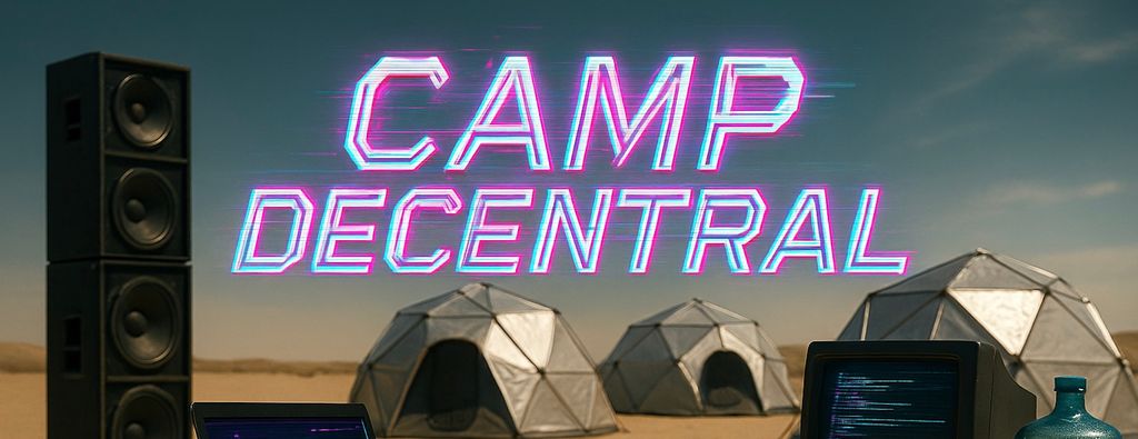 Welcome to Camp Decentral : Crypto in Burning Man, Deep Playa, Black Rock City, Pershing County, Nevada, United States