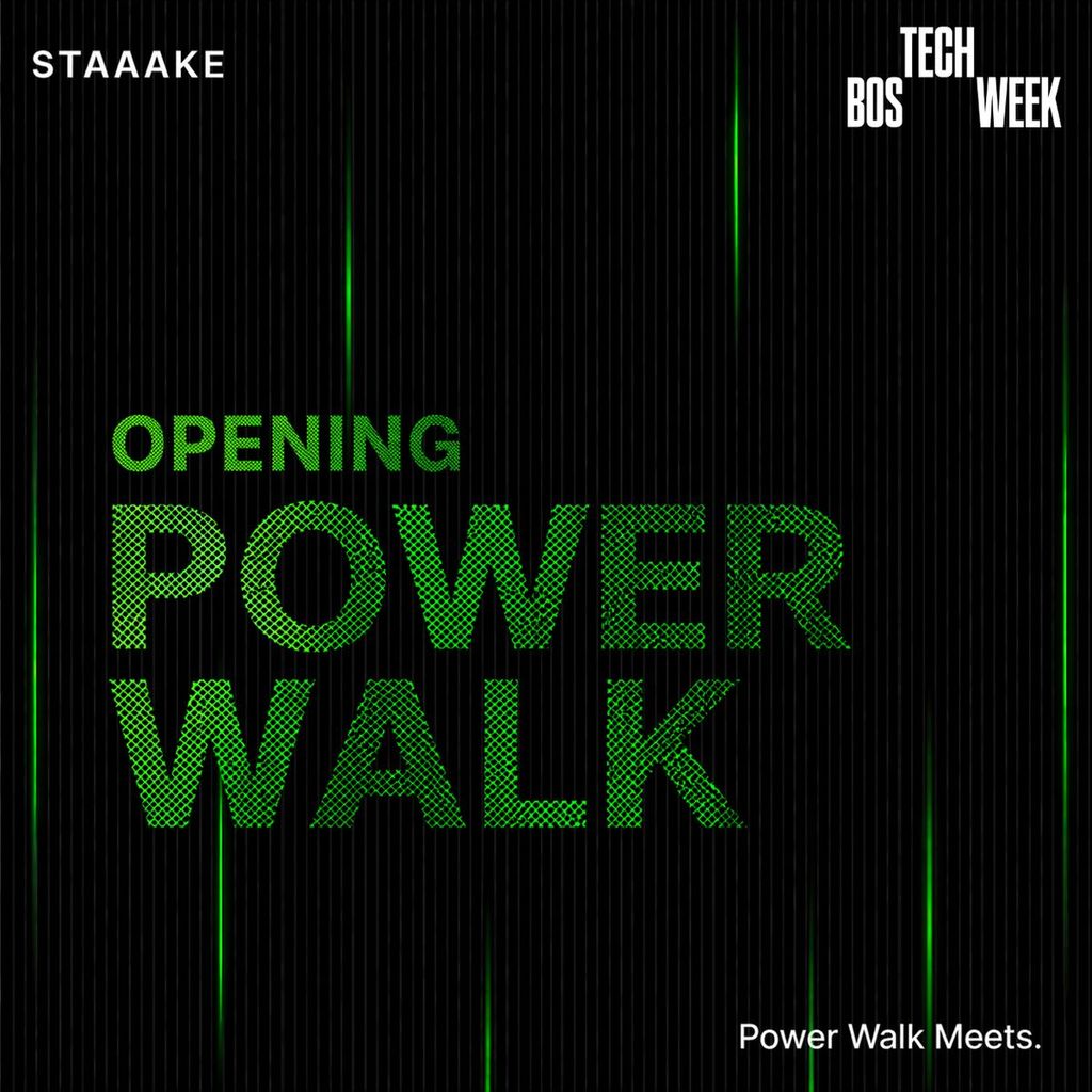 Opening Power Walk AI/Tech - #BOSTechWeek — Power Walk