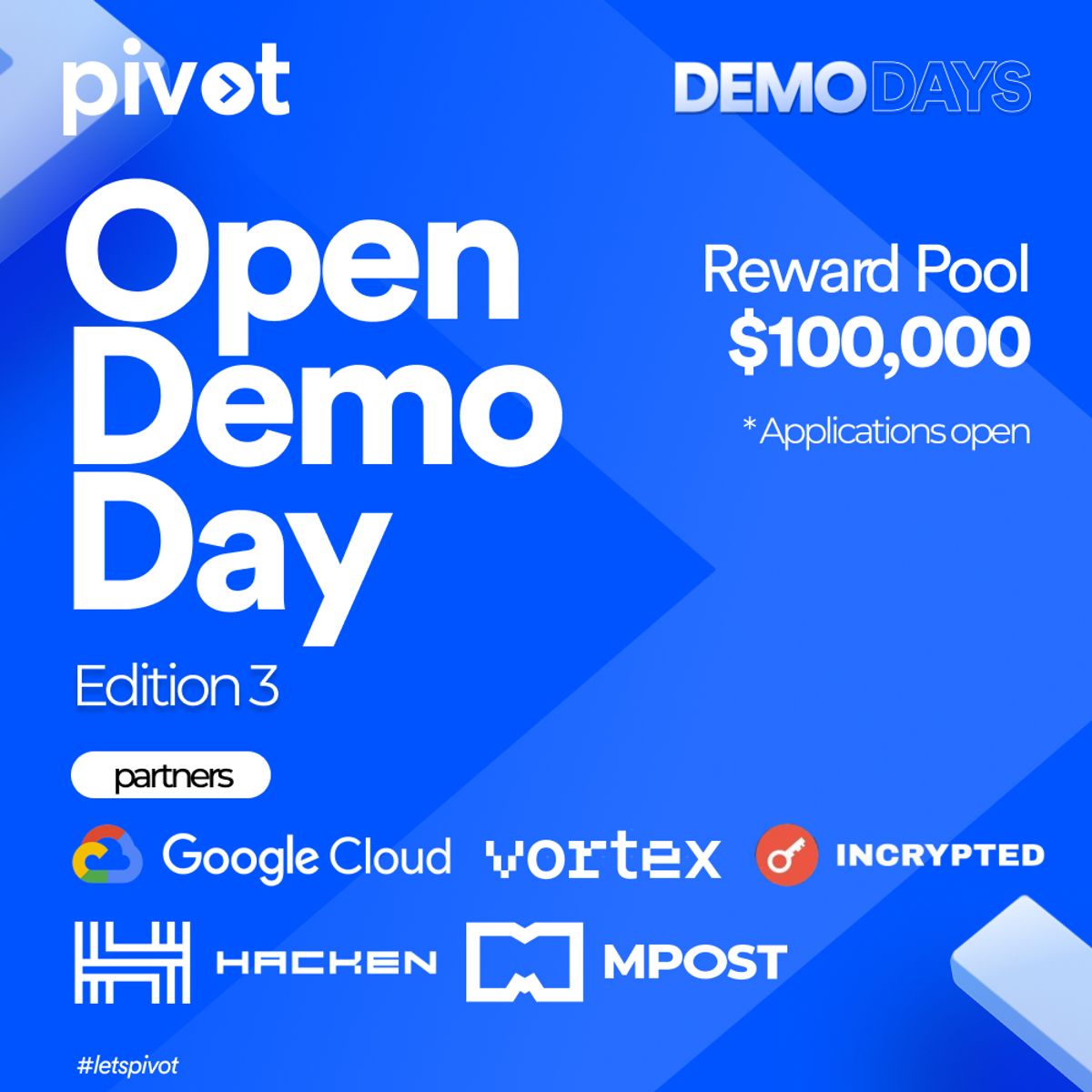 Pivot Open Demo Day Edition 3