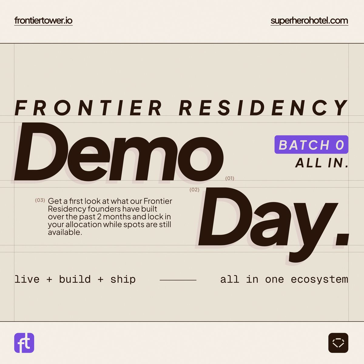 Frontier Residency - Demo Day
