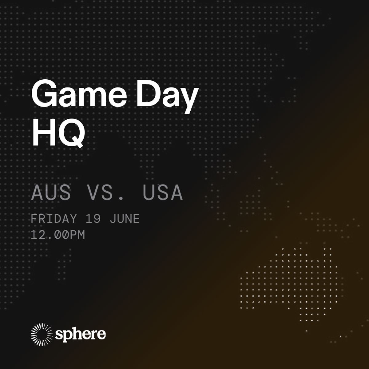 Game Day HQ / FWC26 AUS v. US