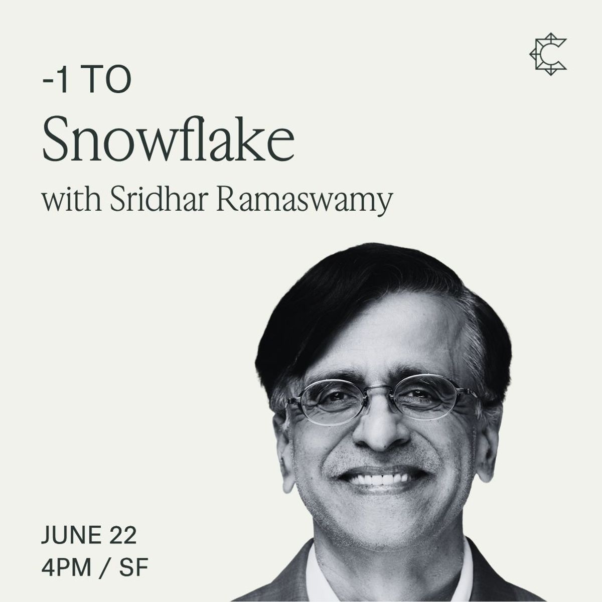 -1 to Snowflake with Sridhar Ramaswamy