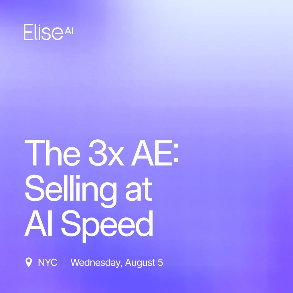 The 3x AE: Selling at AI Speed (NYC)