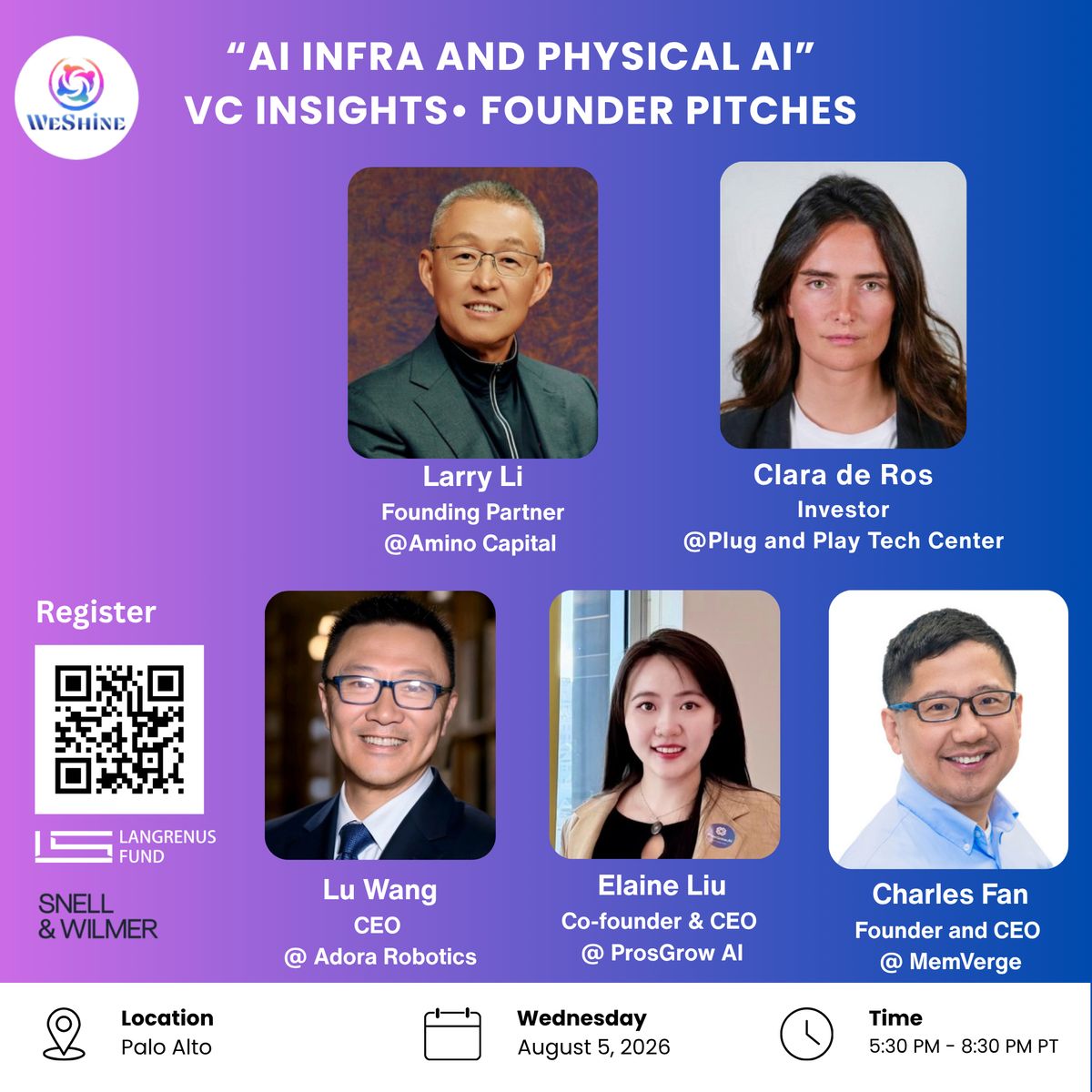 “Physical Intelligence and AI Infra” VC Insights• Founder Pitches