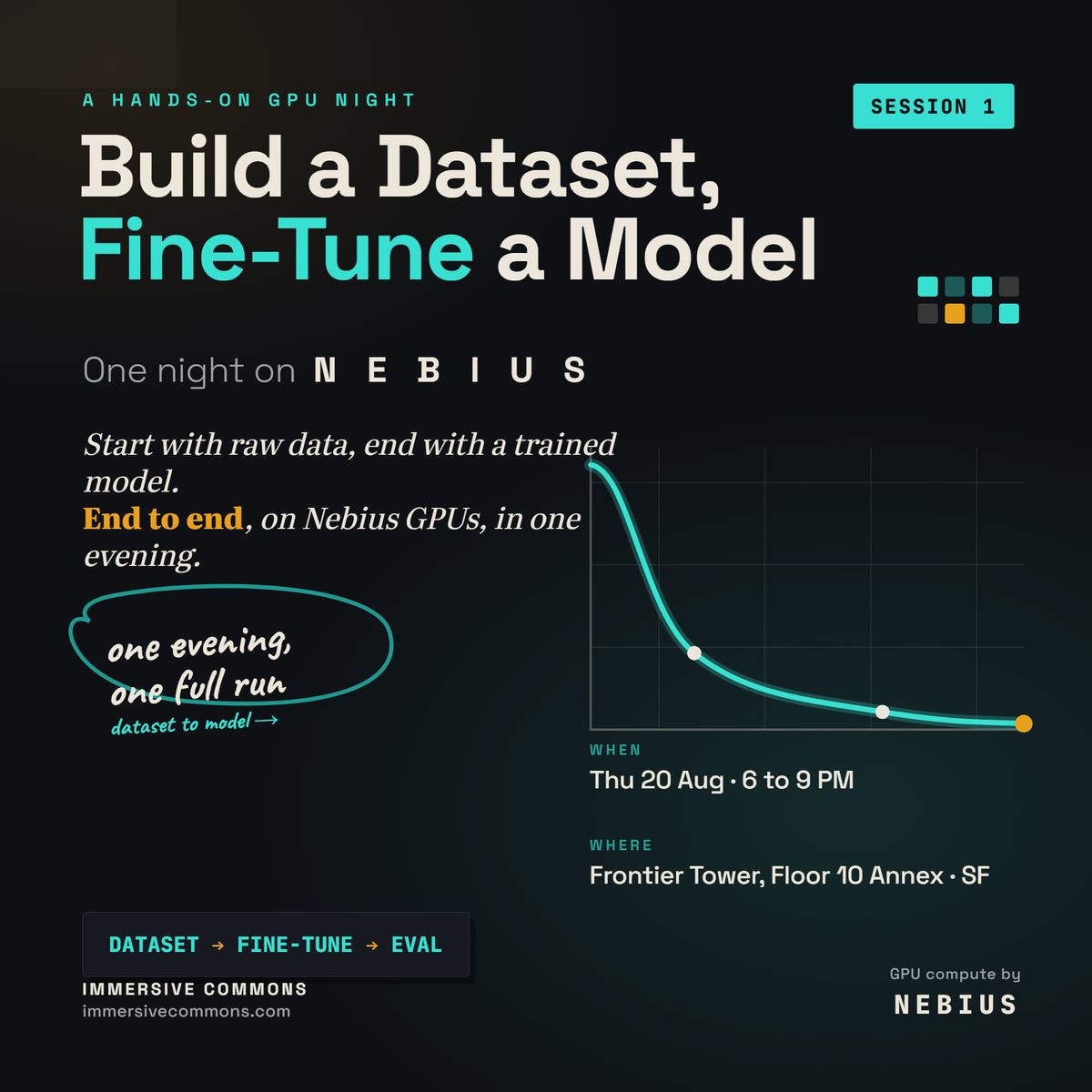 Build a Dataset, Fine-Tune a Model: One Night on Nebius - Open Registration