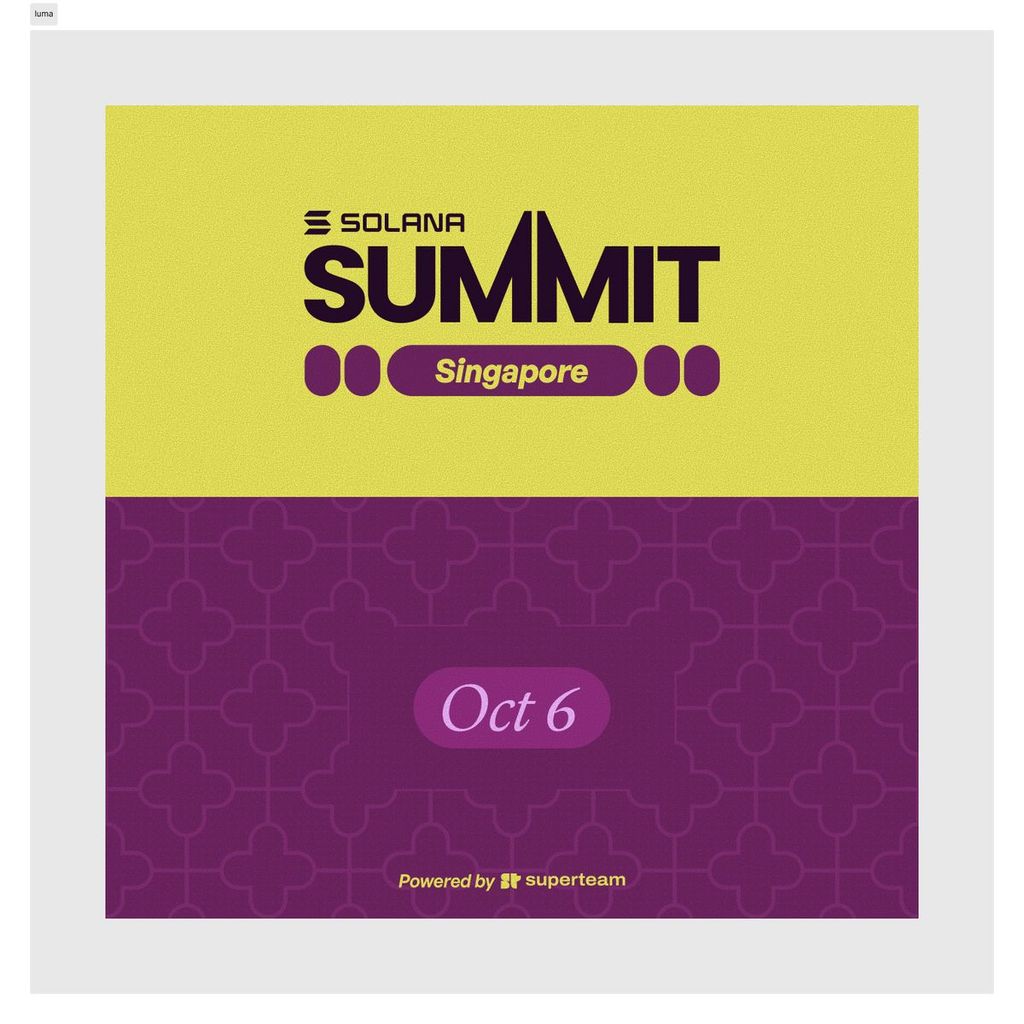Solana Summit Singapore