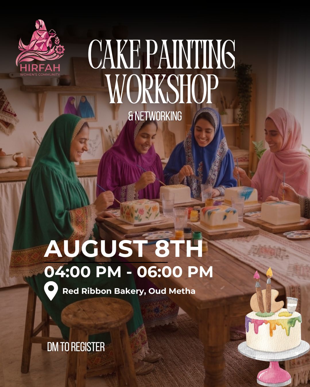 Cake Painting & Networking | AED 100