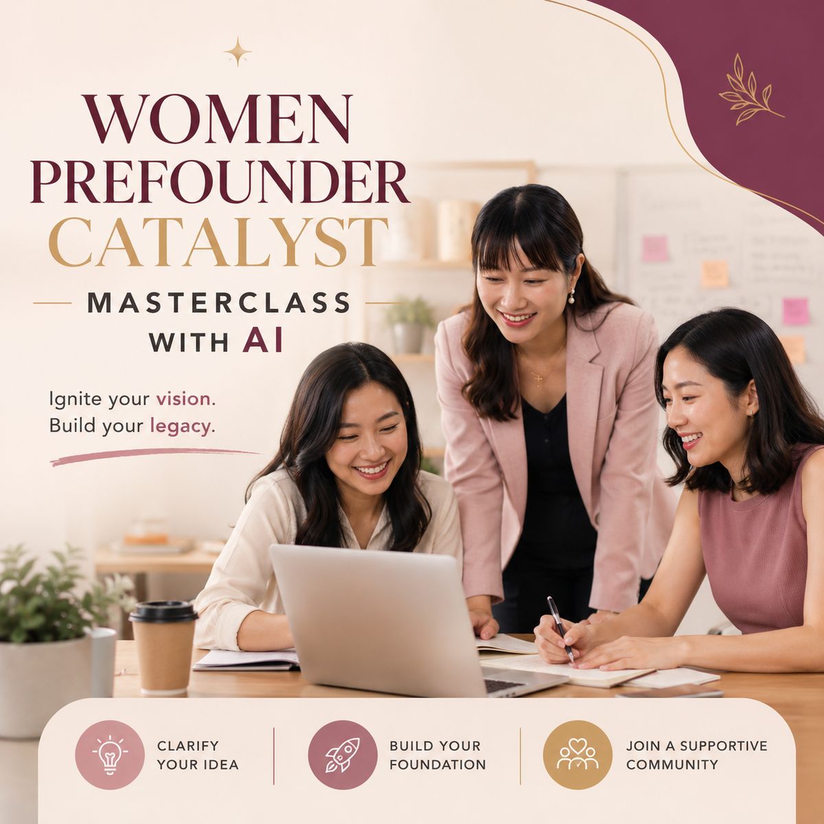 ASN x TGB Pre-Founder Catalyst Masterclass with AI (For Women)