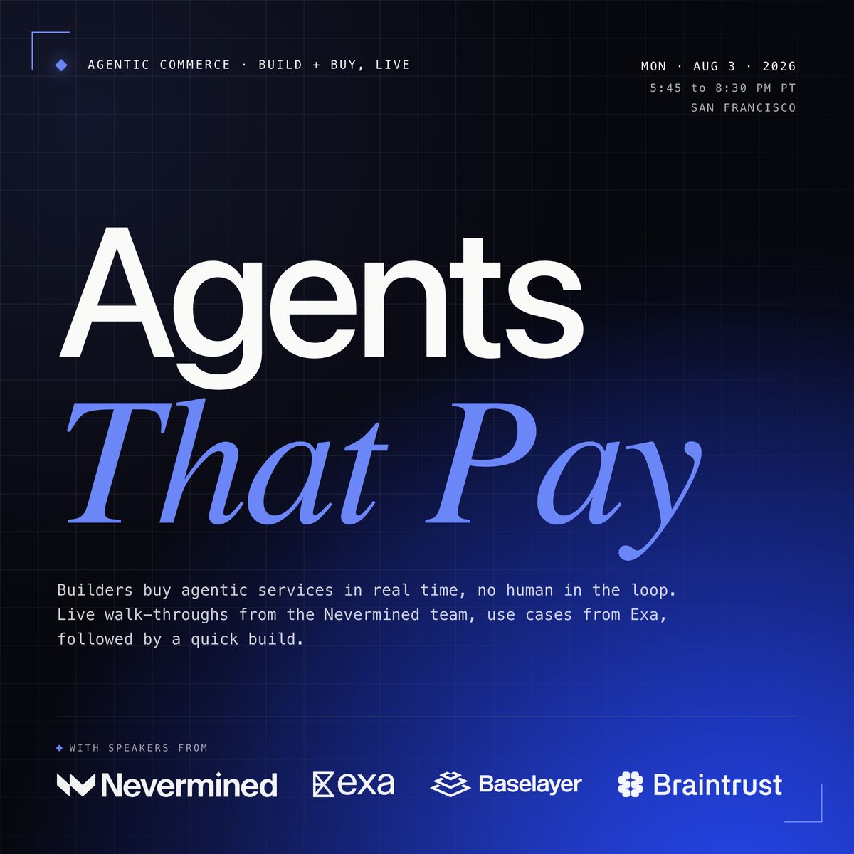 Agents That Pay
