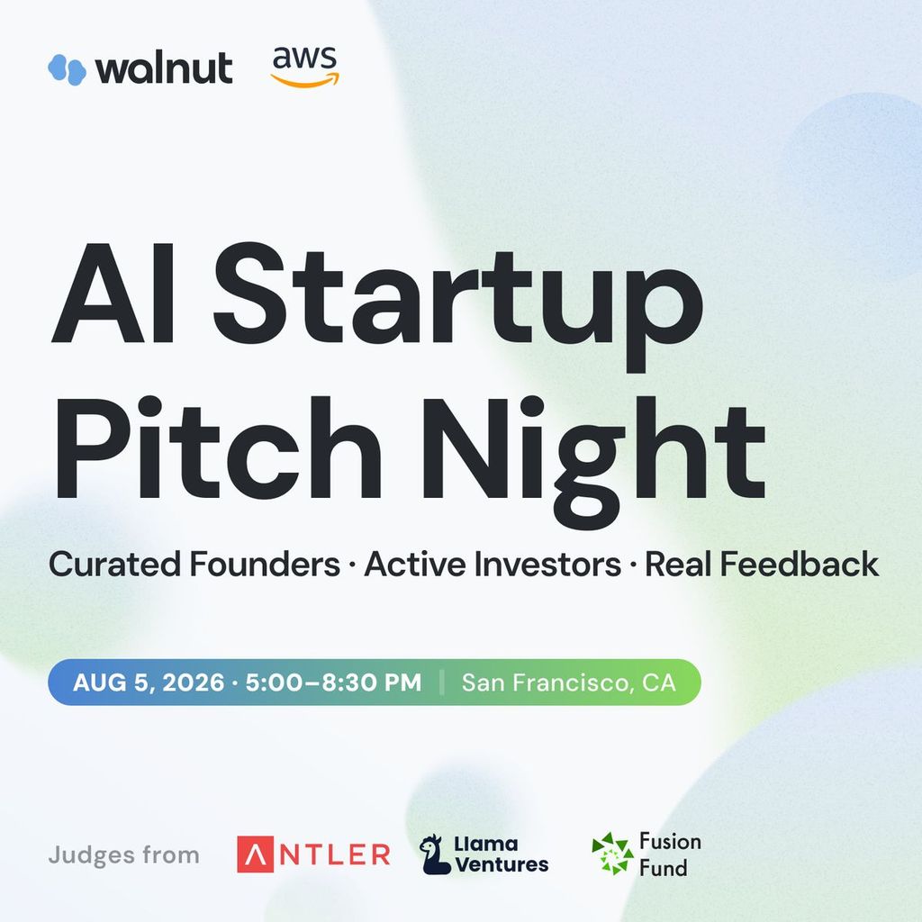 AI Startup Pitch Night with Early Stage Investors