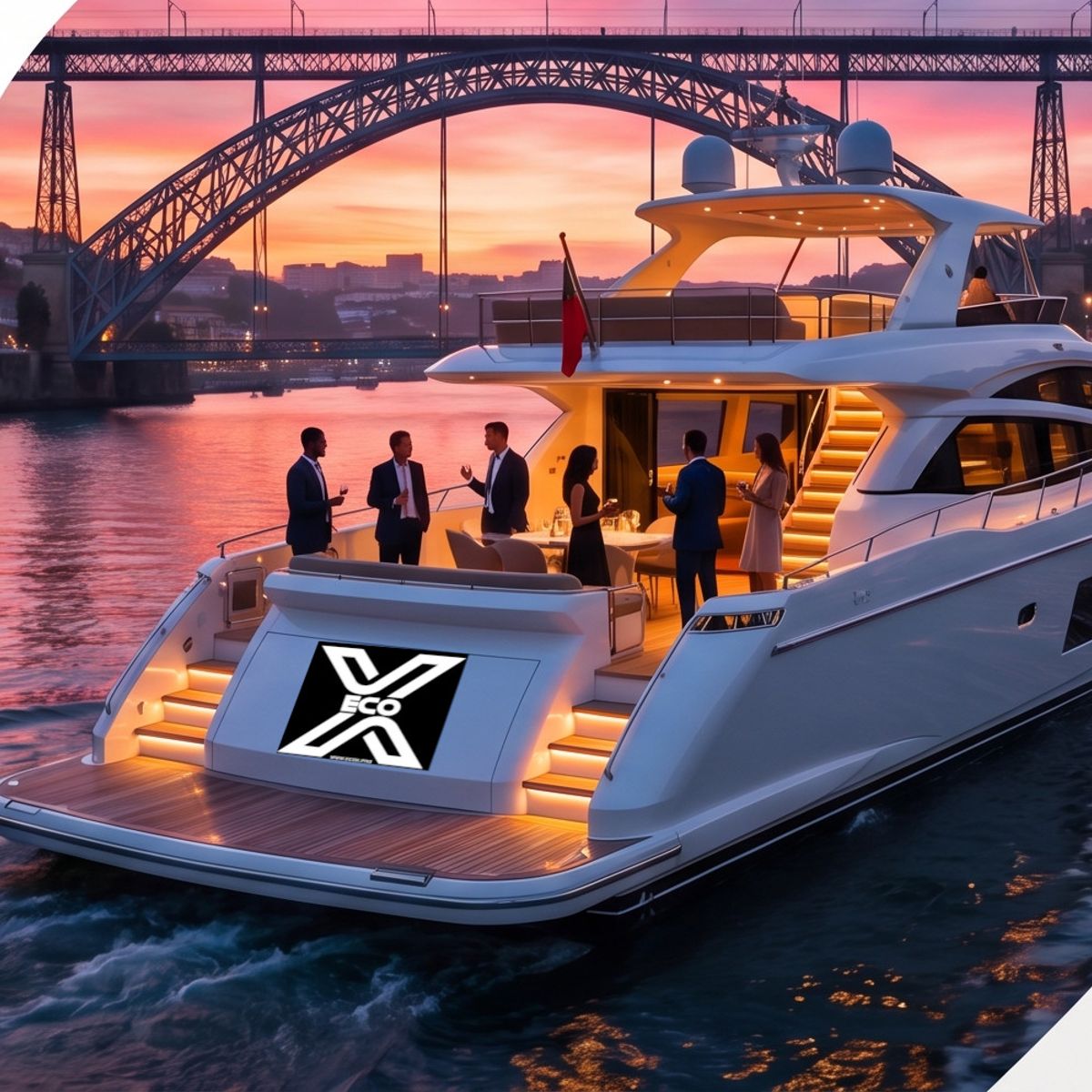 SIM Conference EcoX Meet-up Yatch Side event Sunset--MBC Book