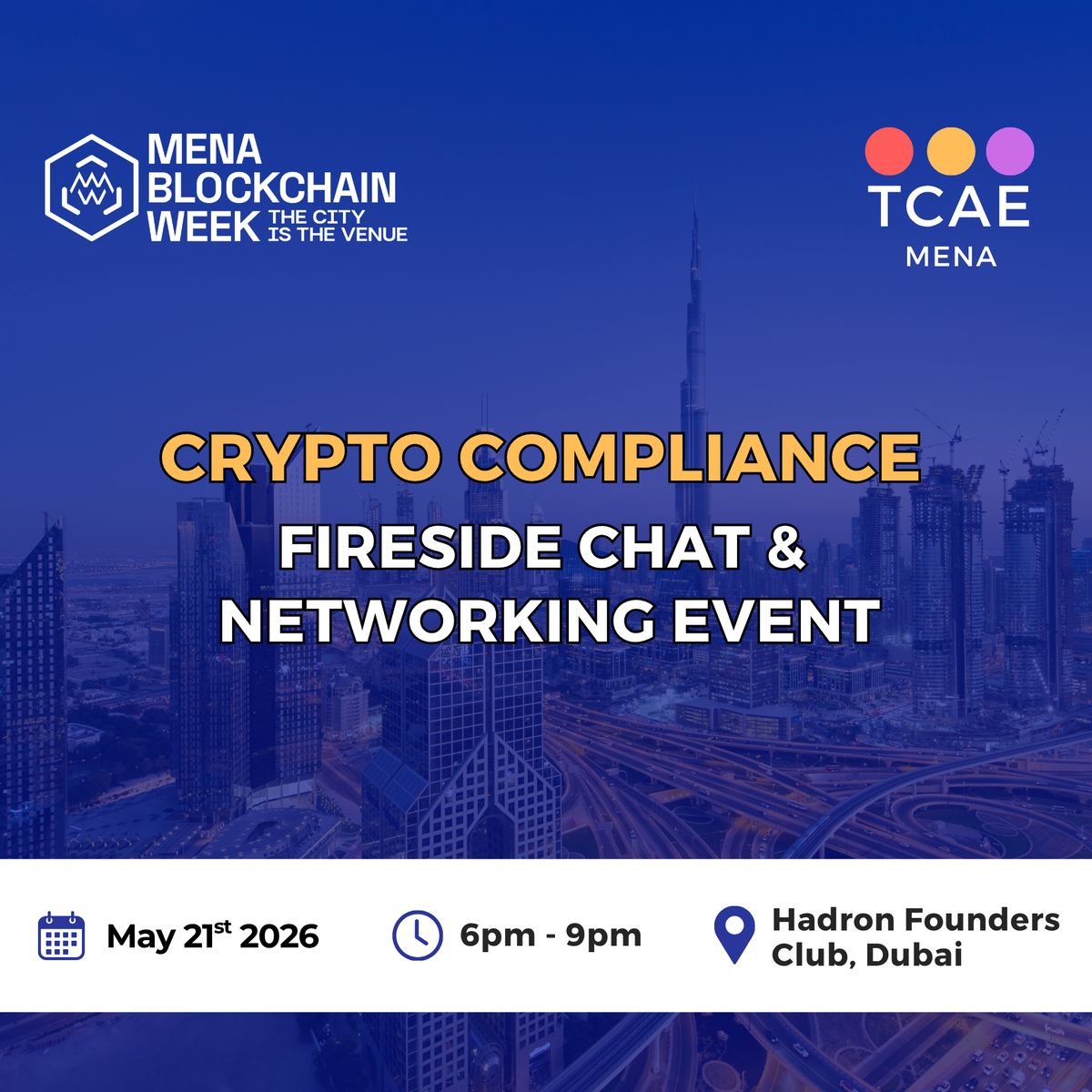 Crypto Compliance Fireside Chat & Networking Event