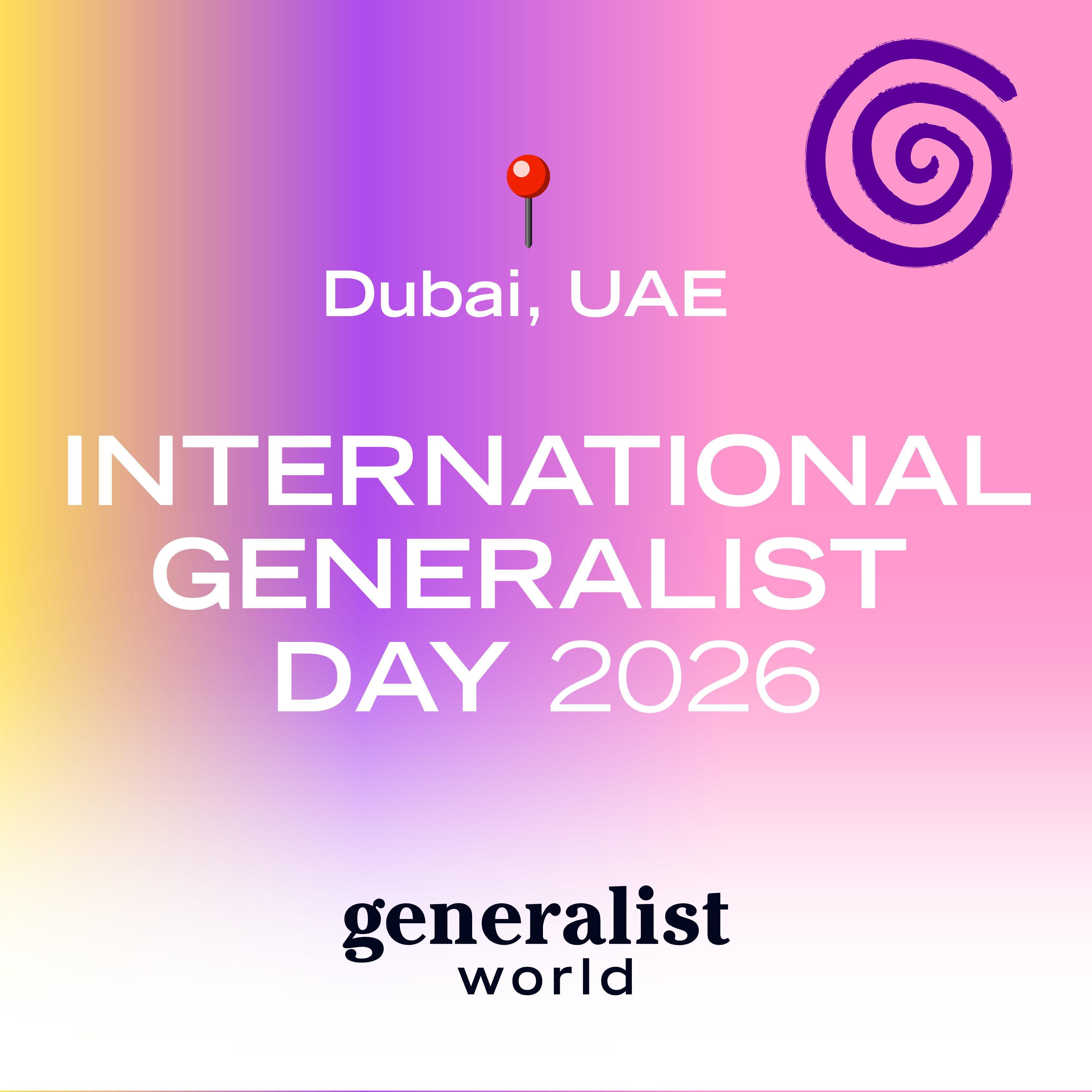 International Generalist Day 2026 - Dubai