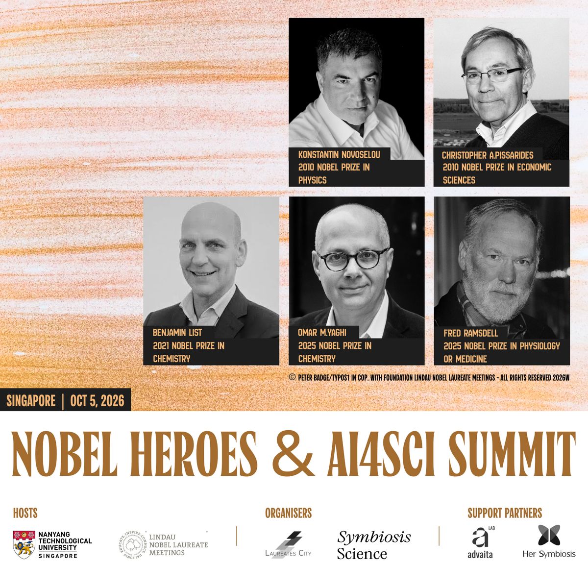Day One | Nobel Heroes & AI4SCI Summit Singapore 2026