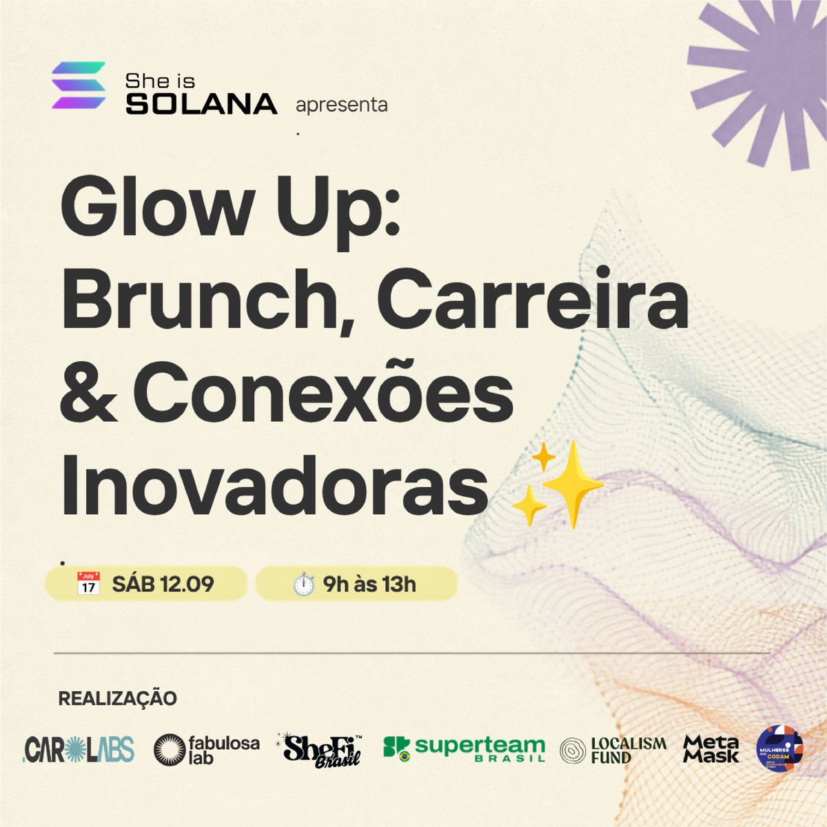 Glow Up: Brunch, Carreira e Conexões Inovadoras ☕✨