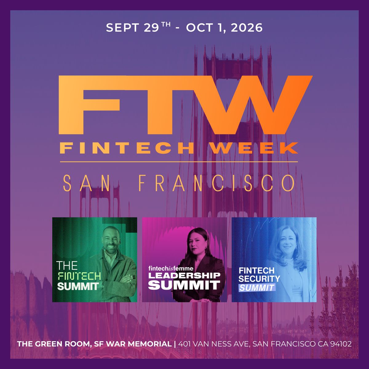 🌉 FTW: San Francisco | Sept 29–Oct 1
