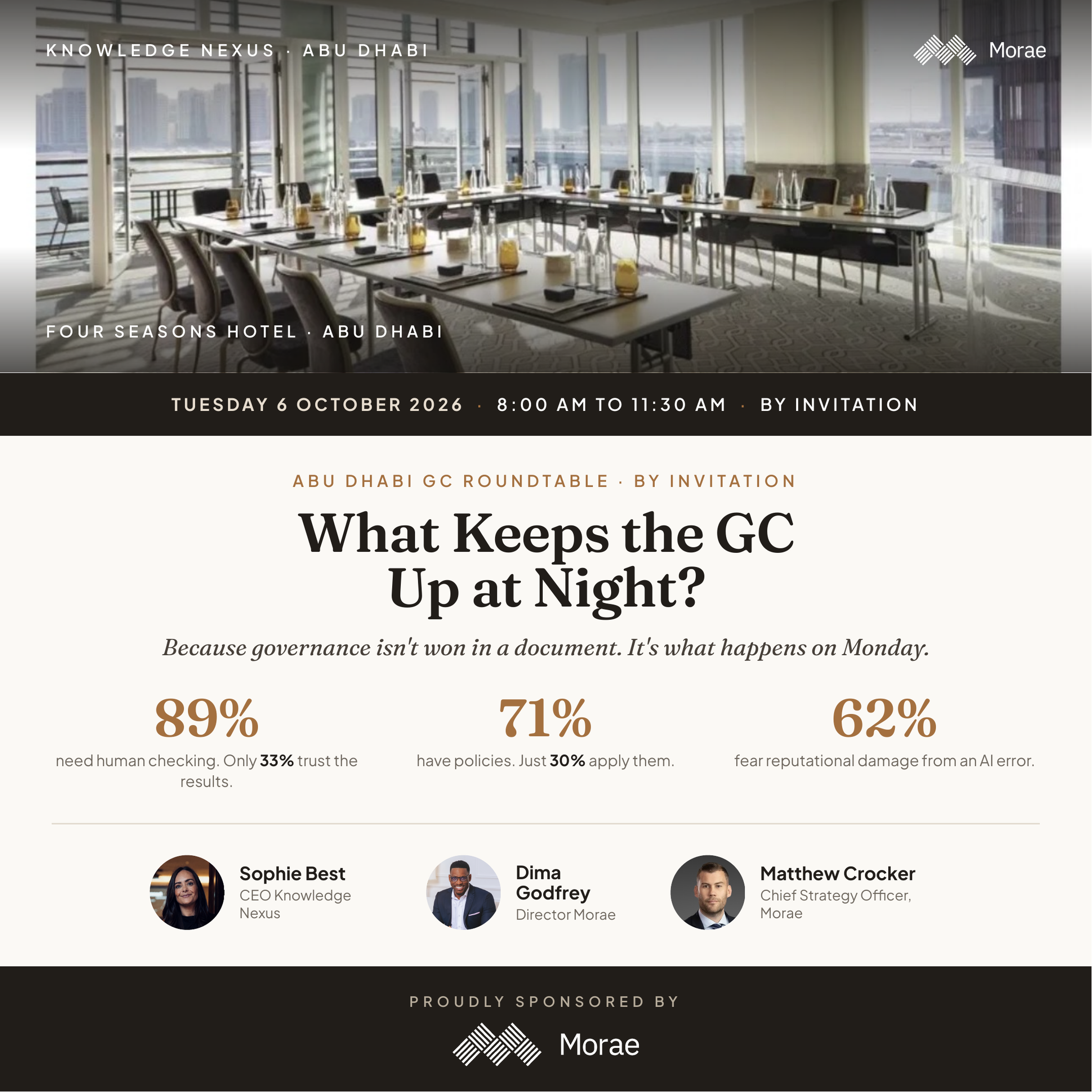 Abu Dhabi - A GC Roundtable - What Keeps the GC Up at Night?