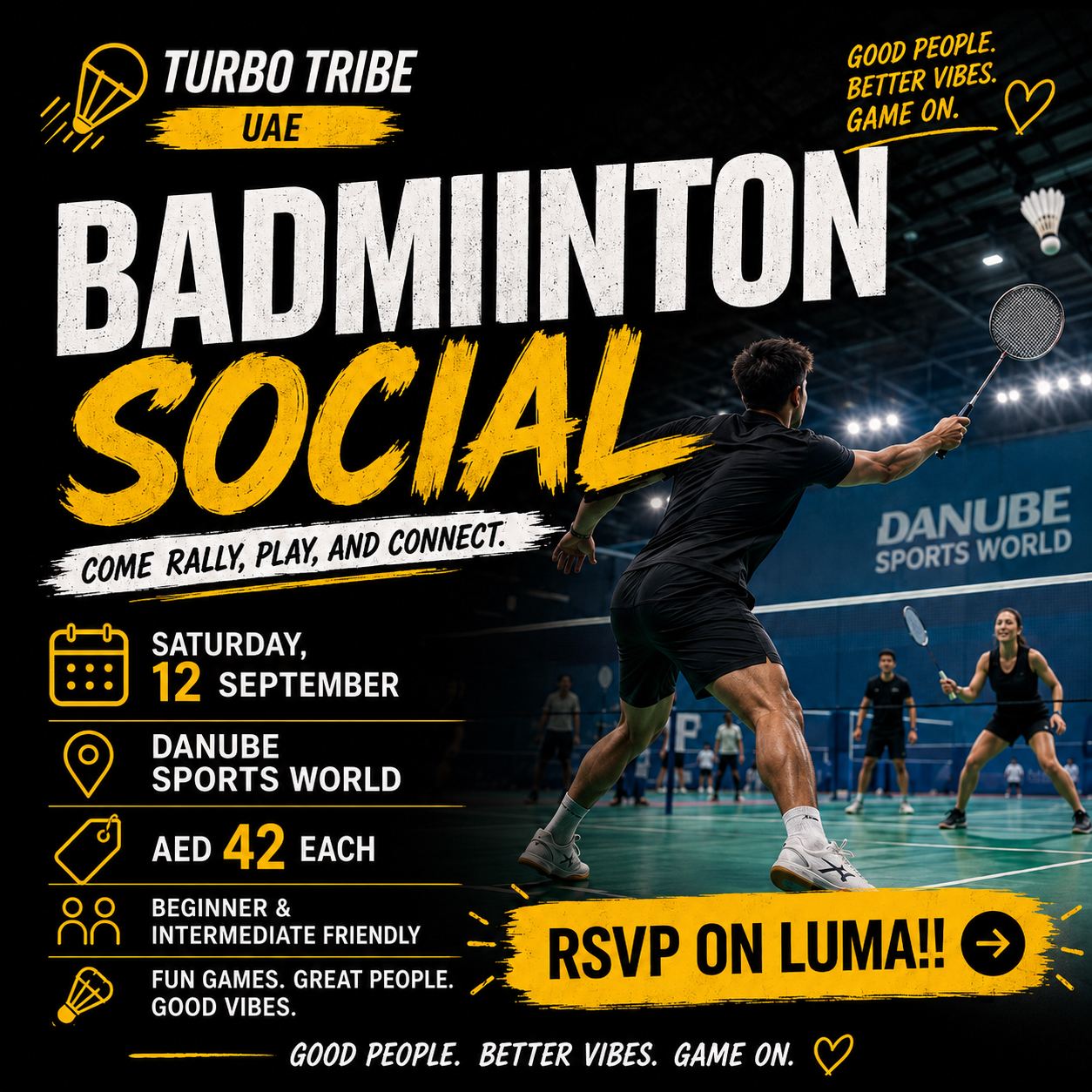 Badminton @Danube Sports World