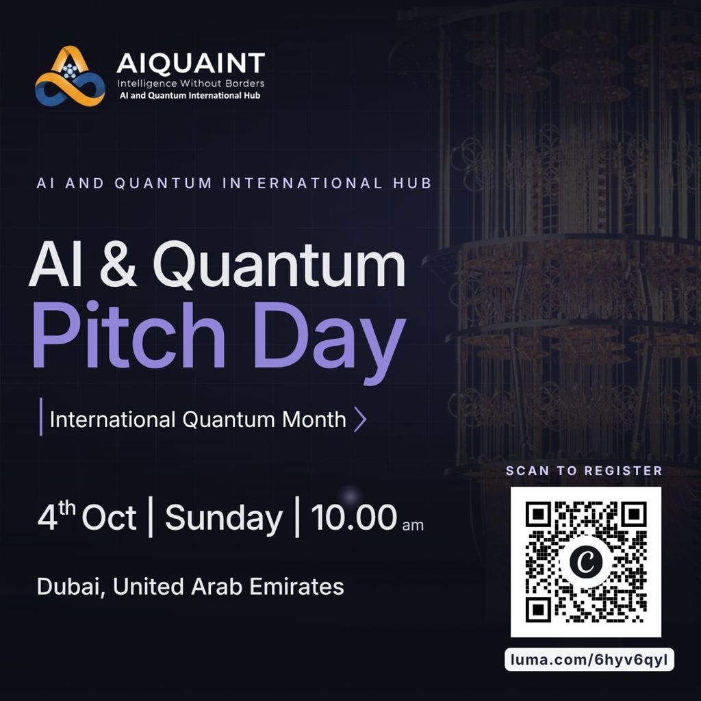 AI & Quantum Pitch Day (International Quantum Month)