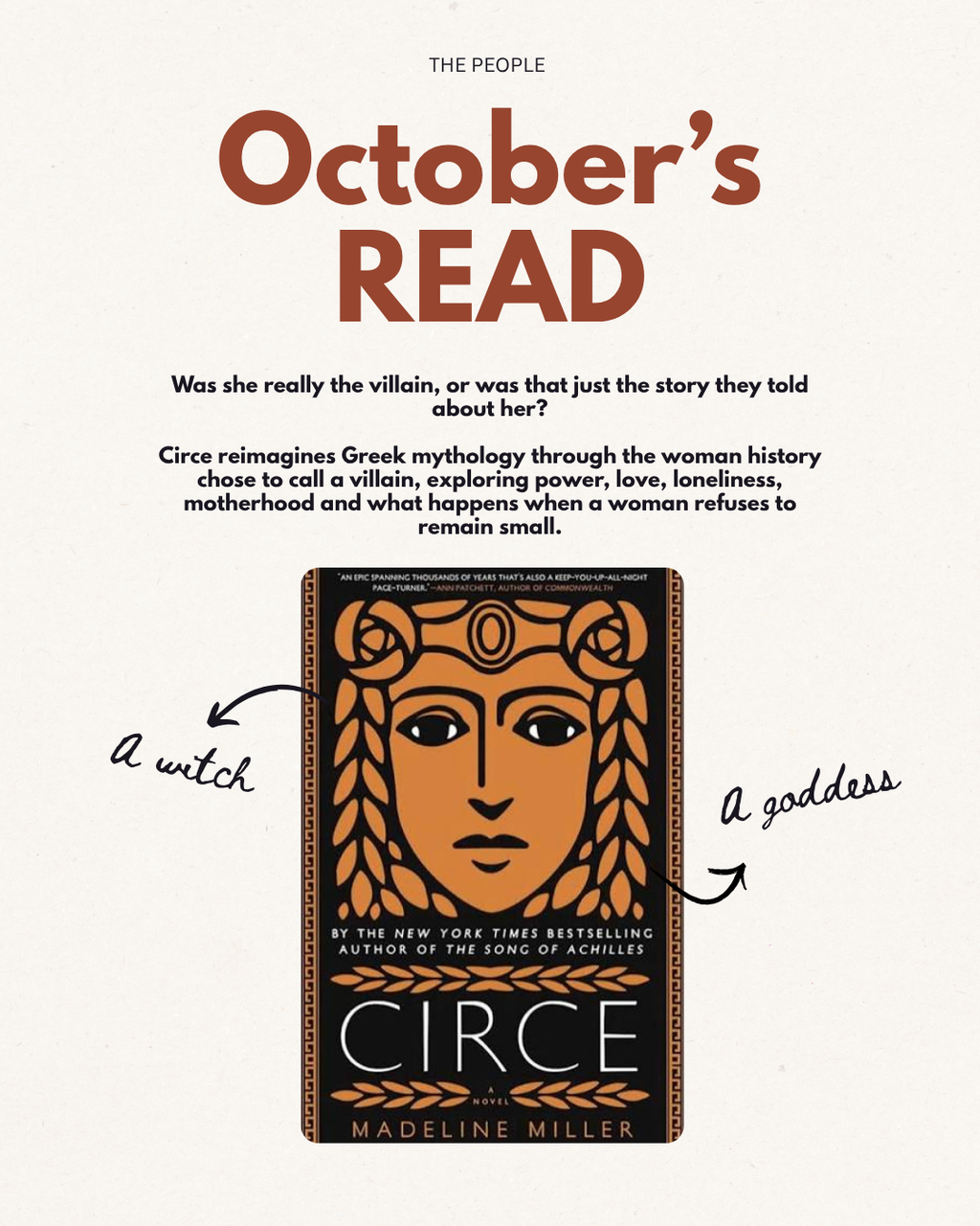 OCTOBER READ DISCUSSION: Circe by Madelline Miller