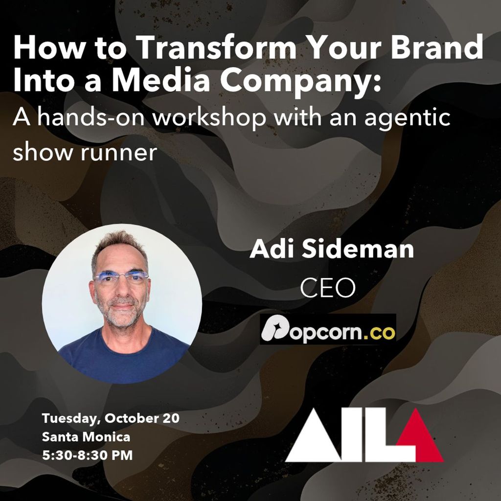 Turn Your Brand Into a Media Company: A hands-on workshop with an agentic showrunner