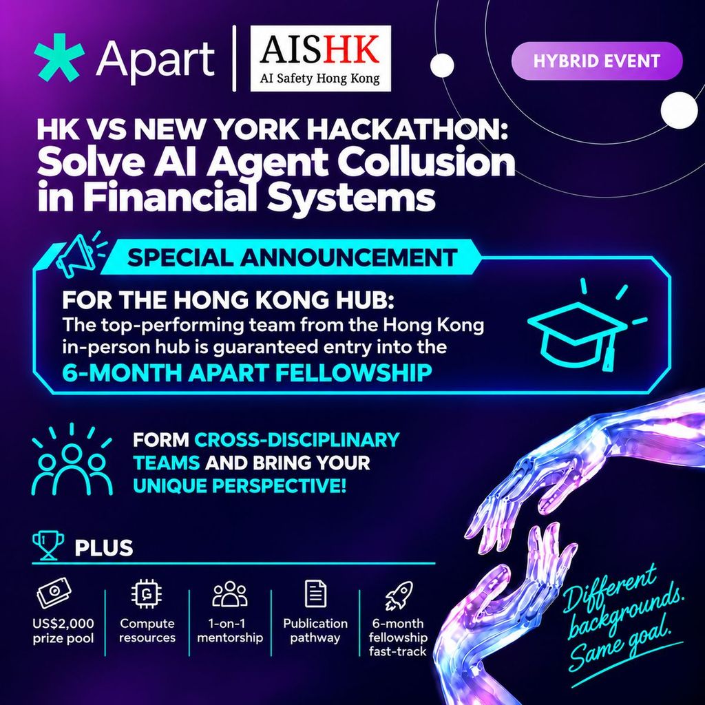 Hong Kong vs. New York AI Hackathon: Solve AI Agent Collusion in Financial Systems