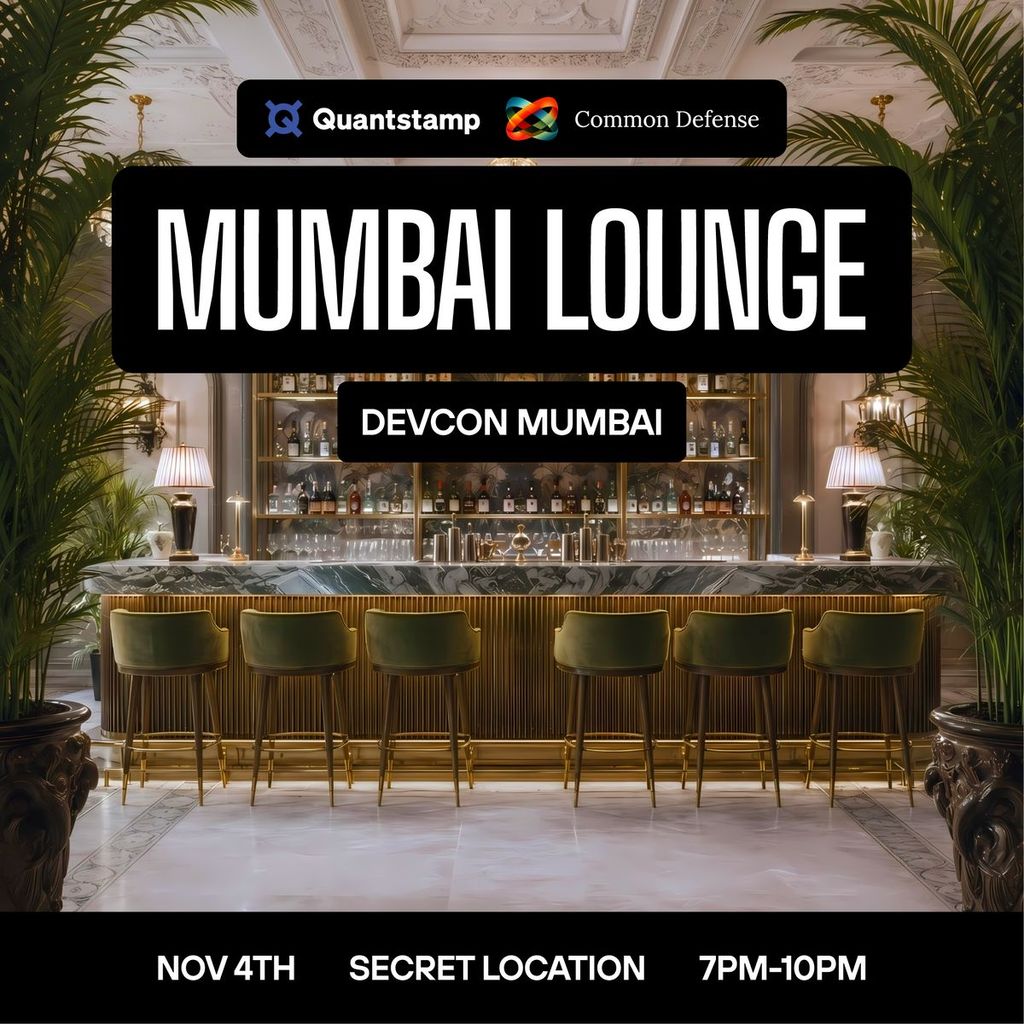 Quantstamp x Common Defense | Mumbai Lounge | Devcon 2026