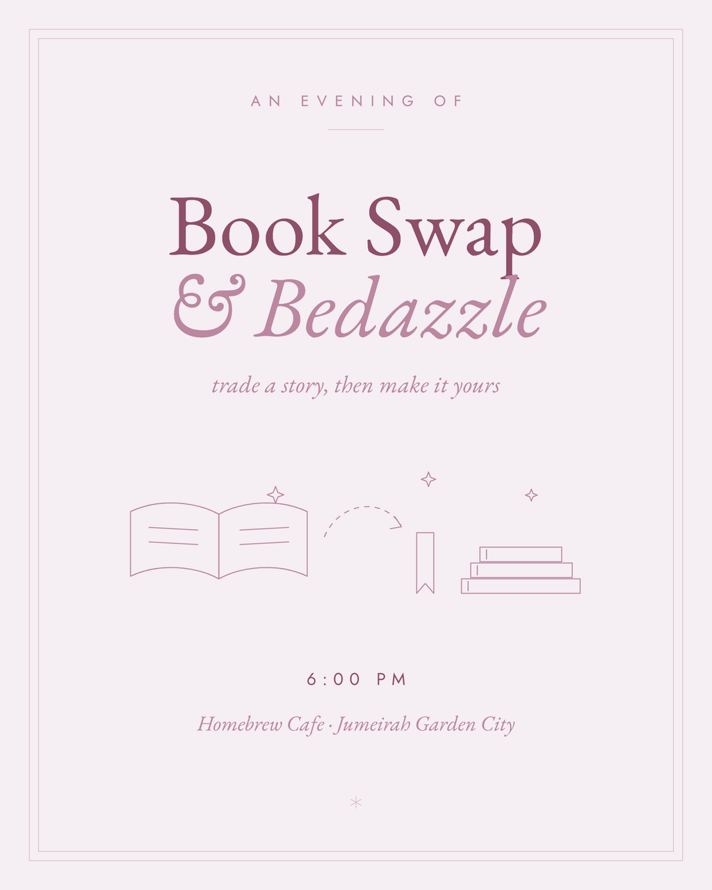 Bookswap & Bedazzle ✨