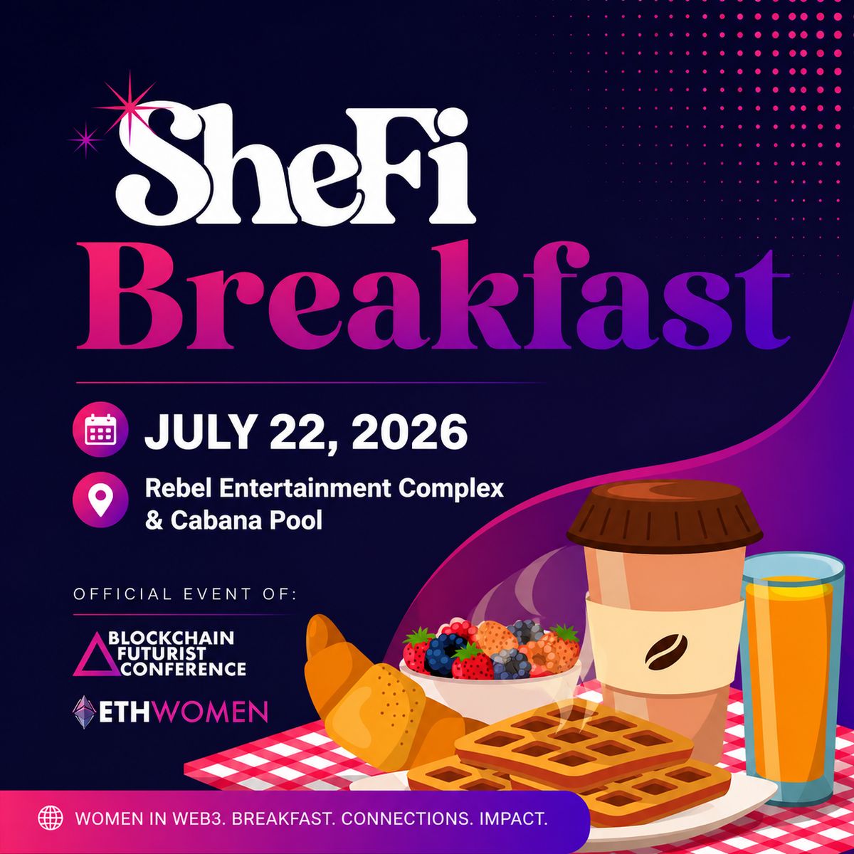 Shefi Morning Social @ Blockchain Futurist Conference