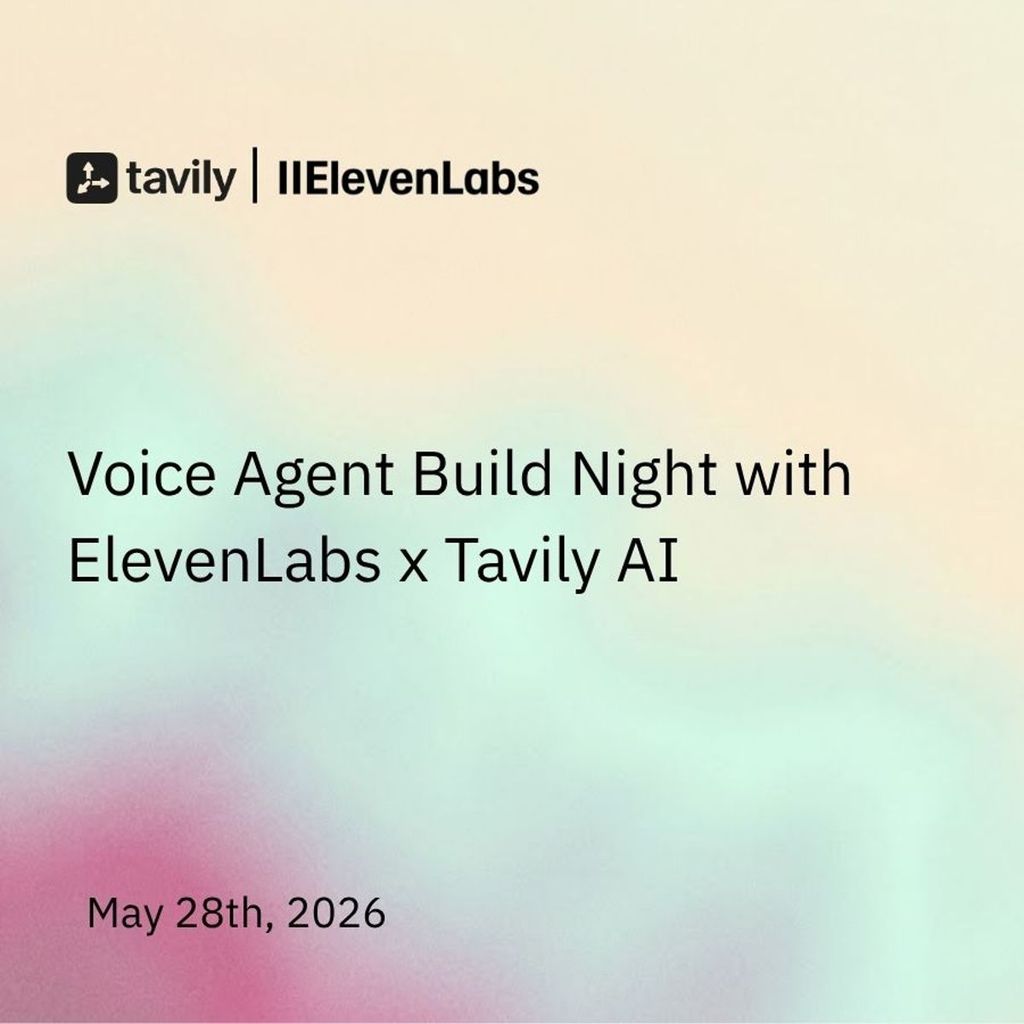 Voice Agent Build Night with ElevenLabs and Tavily