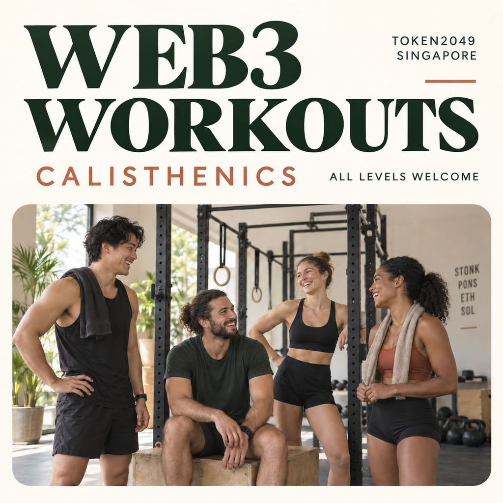 Web3 Workouts: Calisthenics w Caliversity @ Token2049 Singapore