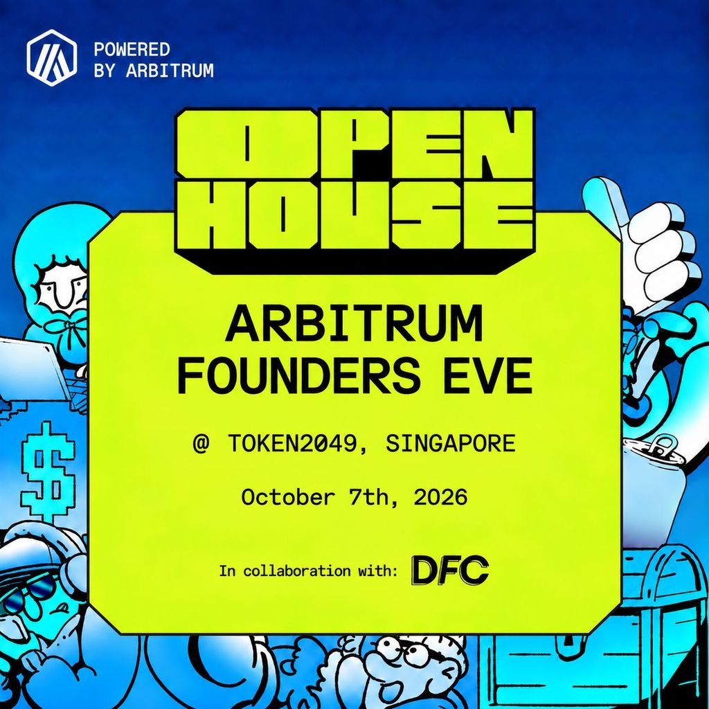 Arbitrum Founders Eve and Pitch Competition, Singapore 🇸🇬