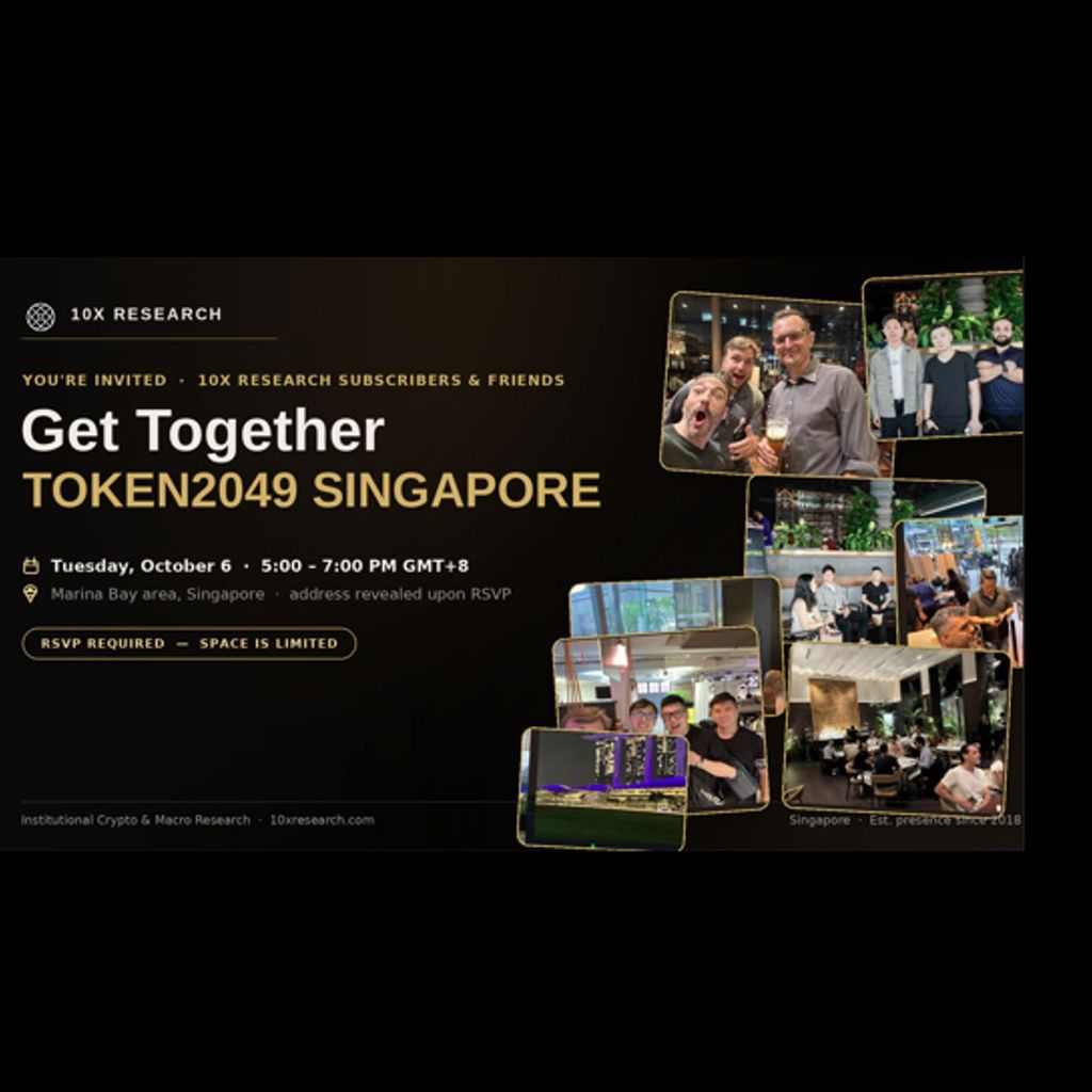 10x Research 'Get Together' Token2049 Singapore