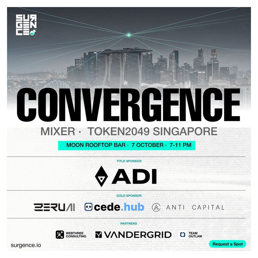 Convergence Mixer by Surgence Labs | Token2049 Singapore