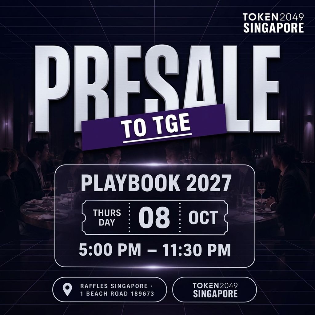 Presale to TGE: Playbook 2027