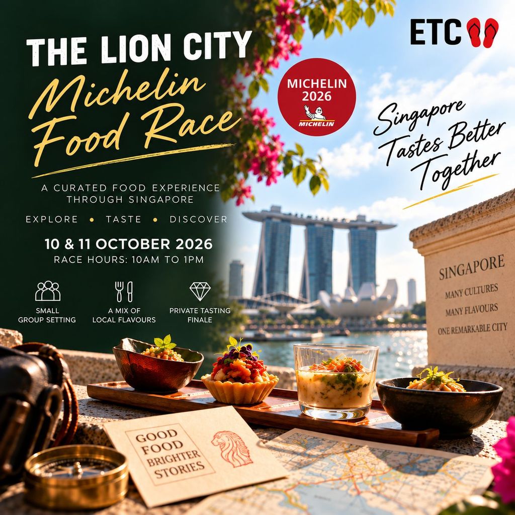 The Lion City Michelin Food Race 2026 - 10 Oct Register Interest