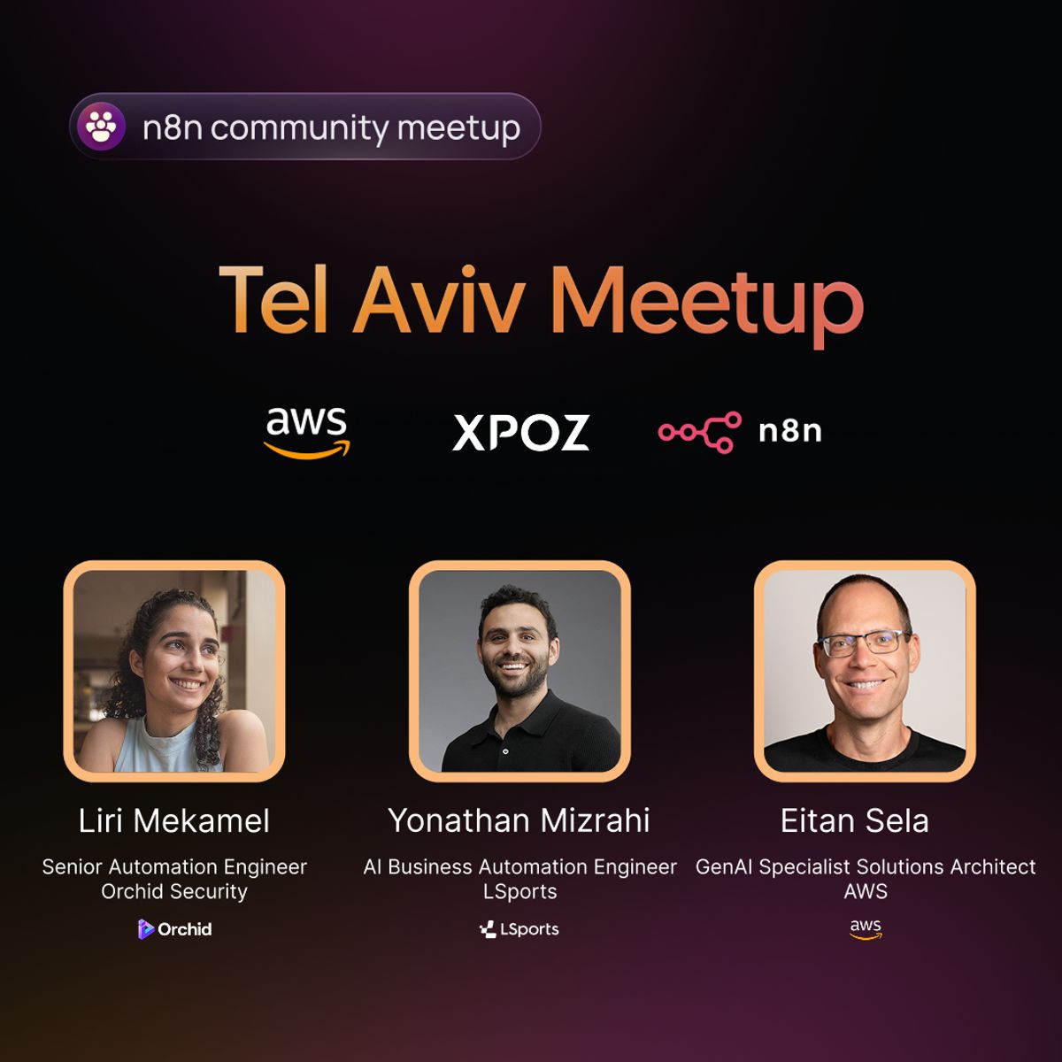 Tel Aviv Community Meetup