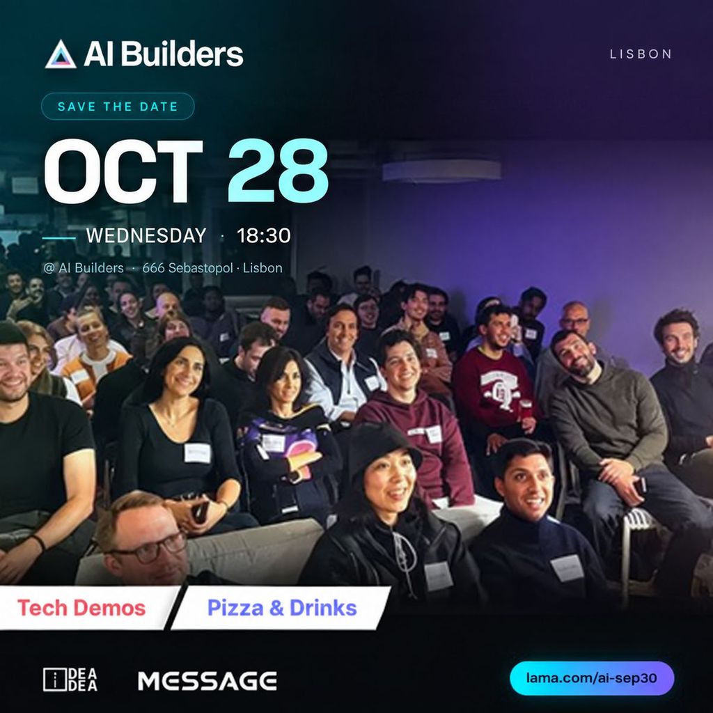 AI Builders Lisbon - Oct 28