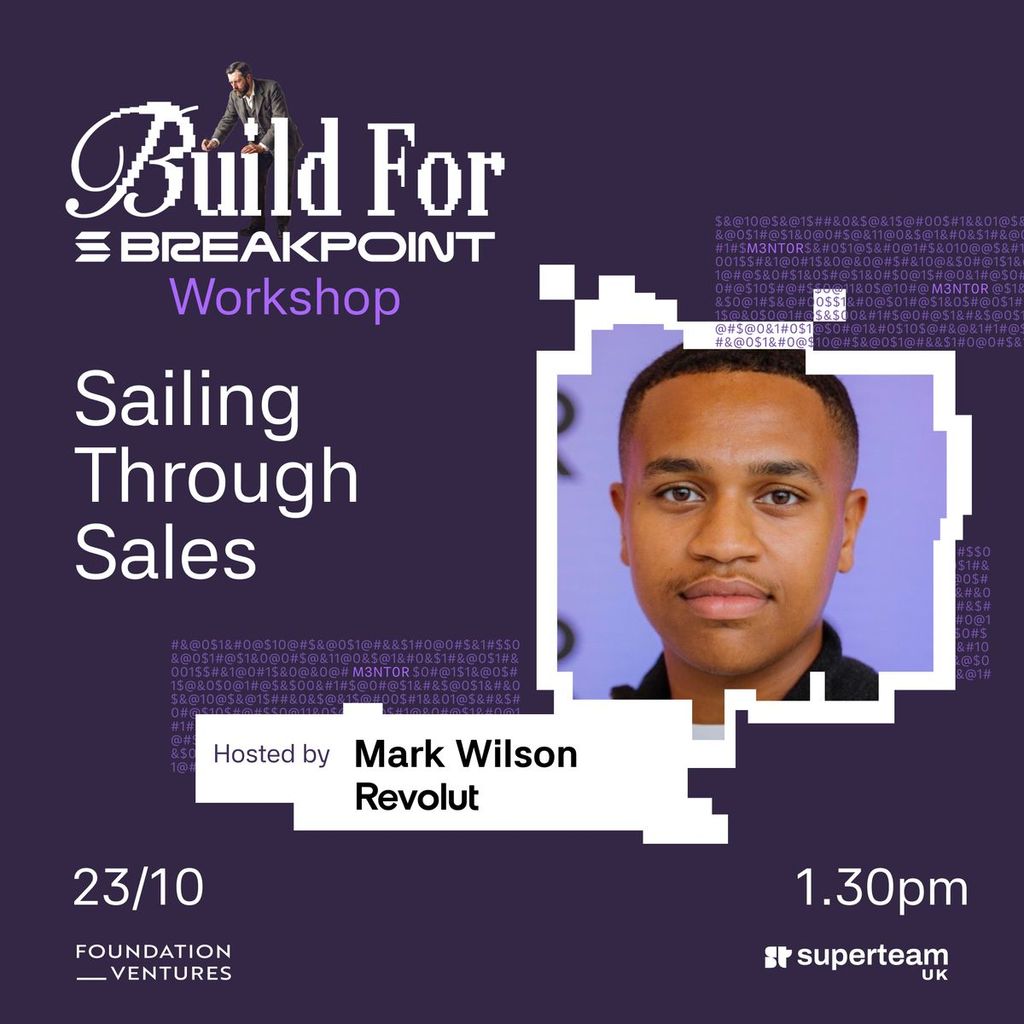 Build For Breakpoint: Sailing Through Sales