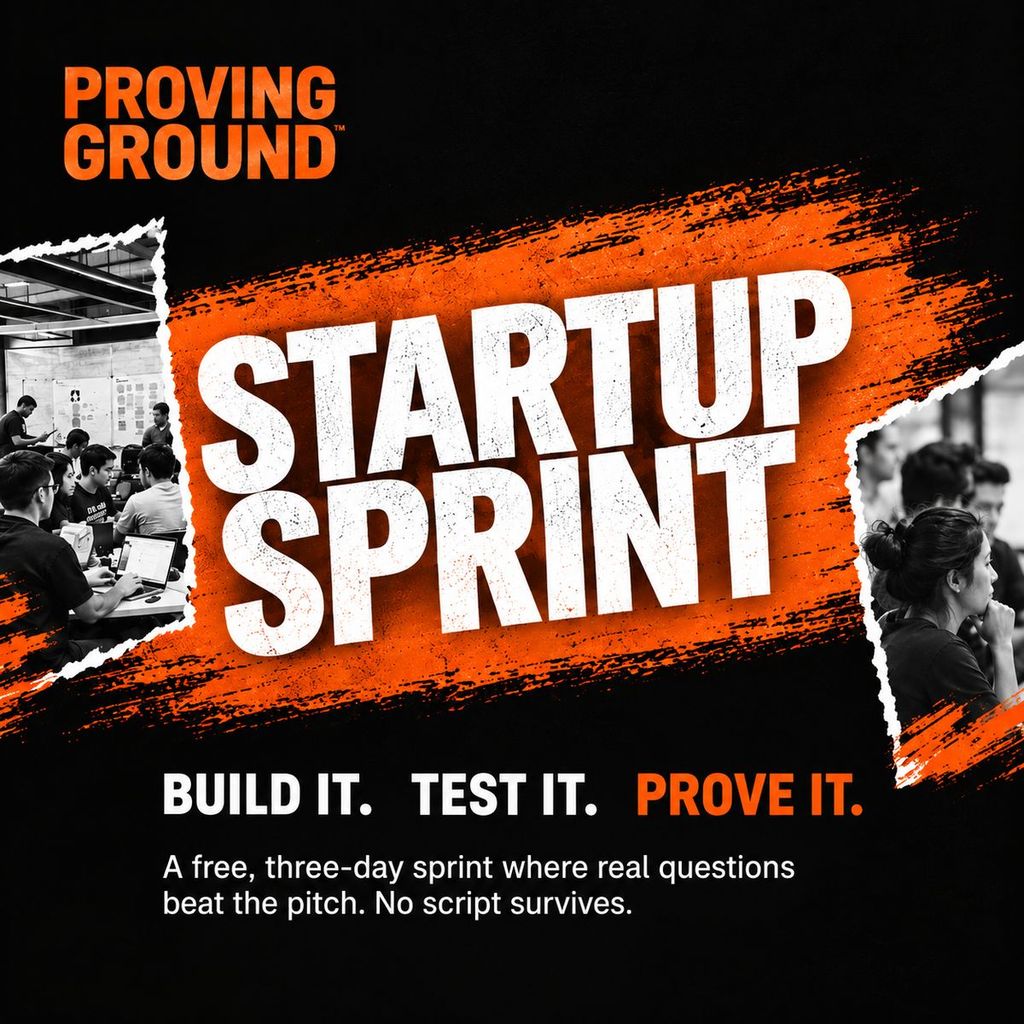 Startup Sprint: Prove you're fundable