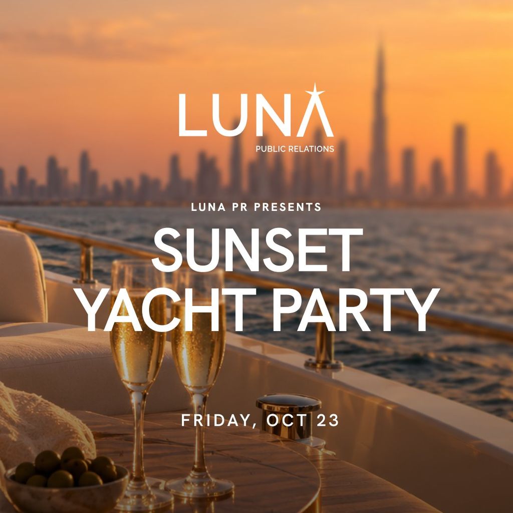 Luna PR Sunset Yacht Party 🥂⚓