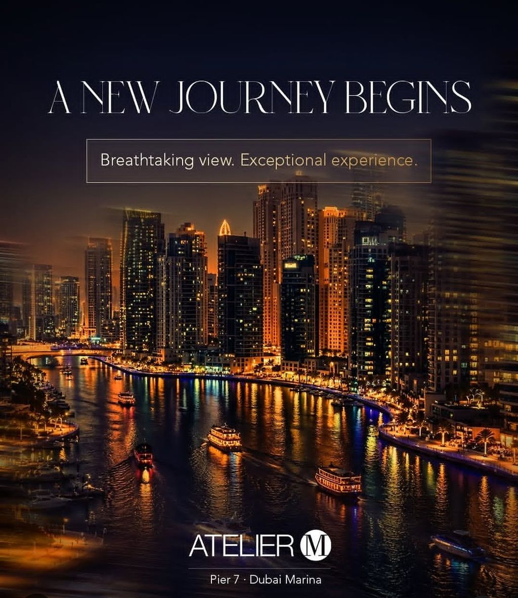 🔥 For First Time ever at Atelier M Lounge 🆕 New Elegant Business Networking Event At The Top of Dubai Marina 🔥