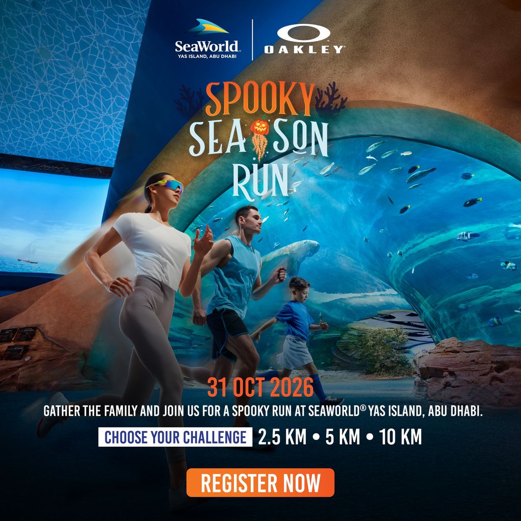 Spooky Season Run with Oakley at SeaWorld® Yas Island, Abu Dhabi 🎃 👻