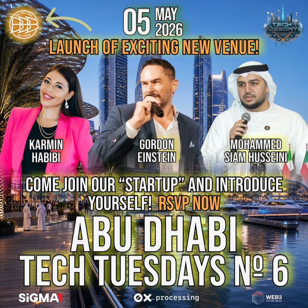 Abu Dhabi Tech Tuesdays No. 6 - Exciting New Venue!: Event in Abu Dhabi, United Arab Emirates