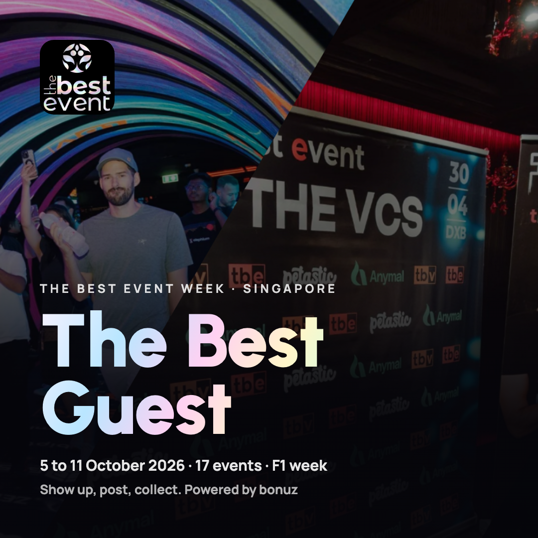The Best Guest: The Best Event Week Singapore