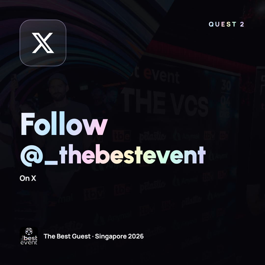 Follow The Best Event on X